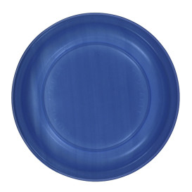 Assiette Plate Réutilisable Economique PS Bleu foncé foncé Ø17cm (25 Utés)