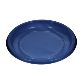 Assiette Plate Réutilisable Economique PS Bleu foncé foncé Ø17cm (25 Utés)