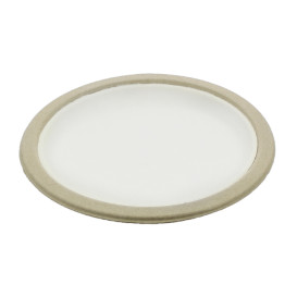 Assiette en Bagasse Biodégradable Blanc Ø22,5cm (120 Utés)