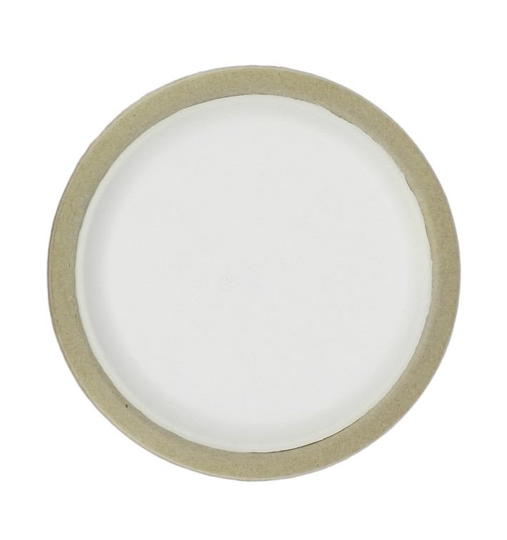 Assiette en Bagasse Biodégradable Blanc Ø22,5cm (10 Utés) Assiette en Bagasse Biodégradable Blanc Ø22,5cm (10 Utés)
