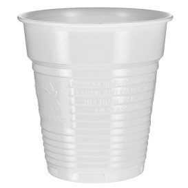 Gobelet Plastique PS Blanc 166ml Ø7,0cm (3.000 Utés)