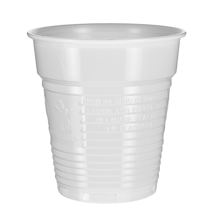 Gobelet Plastique PS Blanc 166ml Ø7,0cm (3.000 Utés)