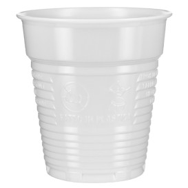 Gobelet Plastique PS Blanc 166ml Ø7,0cm (100 Utés)