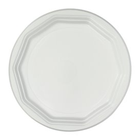 Assiette Réutilisable PP "Deka" Plate Blanc 220mm (297 Utés)