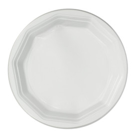 Assiette Réutilisable PP "Deka" Creuse Blanc 220mm (33 Utés)