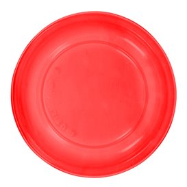 Assiette Plate Réutilisable Economique PS Rouge Ø17cm (300 Utés)