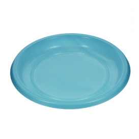 Assiette Plate Réutilisable Economique PS Turquoise Ø17cm (300 Utés)