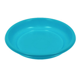 Assiette Plate Réutilisable Economique PS Turquoise Ø20,5cm (150 Utés)