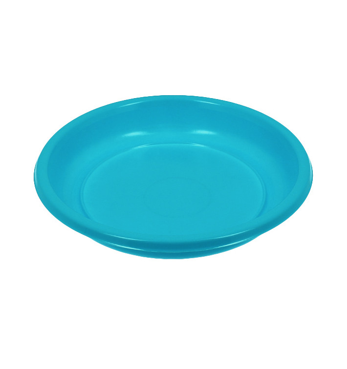 Assiette Plate Réutilisable Economique PS Turquoise Ø20,5cm (150 Utés) Assiette Plate Réutilisable Economique PS Turquoise Ø20,5cm (150 Utés)
