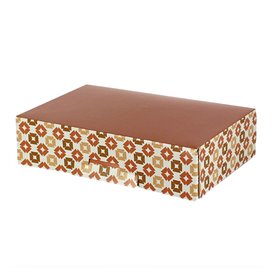 Boîte à Chocolats et Bonbons Corail 22x15x6cm (600 Utés)