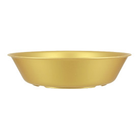 Assiette Réutilisable Durable PP Minéral Or Ø18cm (6 Utés)
