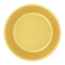 Assiette Réutilisable Durable PP Minéral Or Ø18cm (54 Utés)