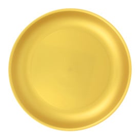 Assiette Réutilisable Durable PP Minéral Or Ø21cm (54 Utés)