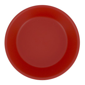 Assiette Réutilisable Durable PP Minéral Rouge Ø18cm (54 Utés)