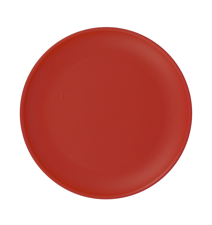 Assiette Réutilisable Durable PP Minéral Rouge Ø23,5cm (54 Utés) Assiette Réutilisable Durable PP Minéral Rouge Ø23,5cm (54 Utés)