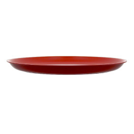 Assiette Réutilisable Durable PP Minéral Rouge Ø27,5cm (6 Utés)