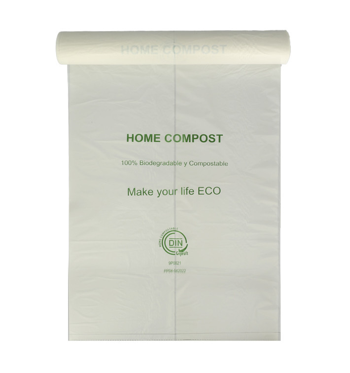 Sac Poubelle 100% Biodégradable 90x110cm (25 Utés) Sac Poubelle 100% Biodégradable 90x110cm (25 Utés)