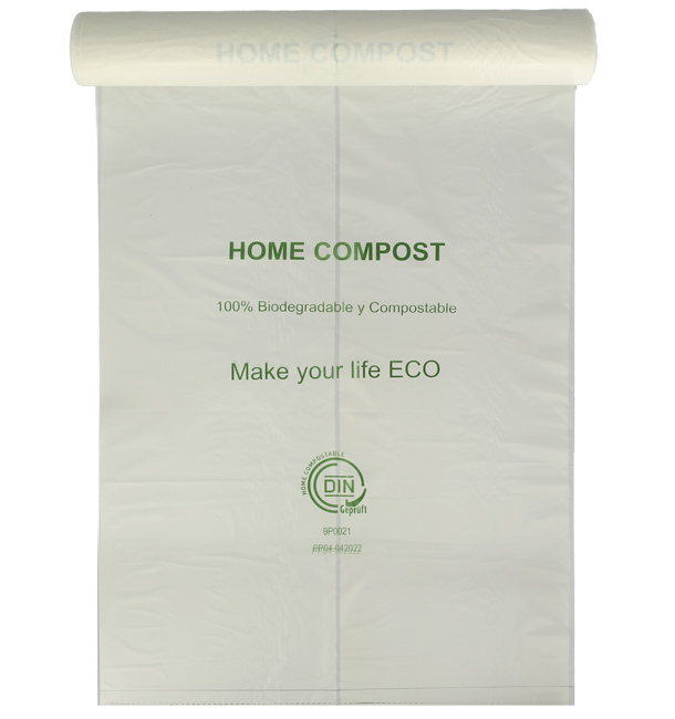 Techshare biodégradable sac poubelle 100 dénombrements, 20L Petit Sac  Poubelle de 4 à 6 gallon de recyclage de sac à ordures, épais dégradables  sac de déchets compostables pour l'alimentation/foyer/ga - Chine Sac