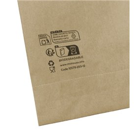 Sachets pour Frites Kraft Ingraissable 12x12cm (3000 Utés)