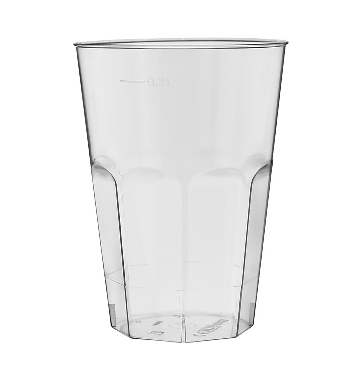 Verre Plastique "Deco" PS 300ml (30 Unités)