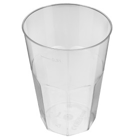 Verre Plastique "Deco" PS 300ml (30 Unités)