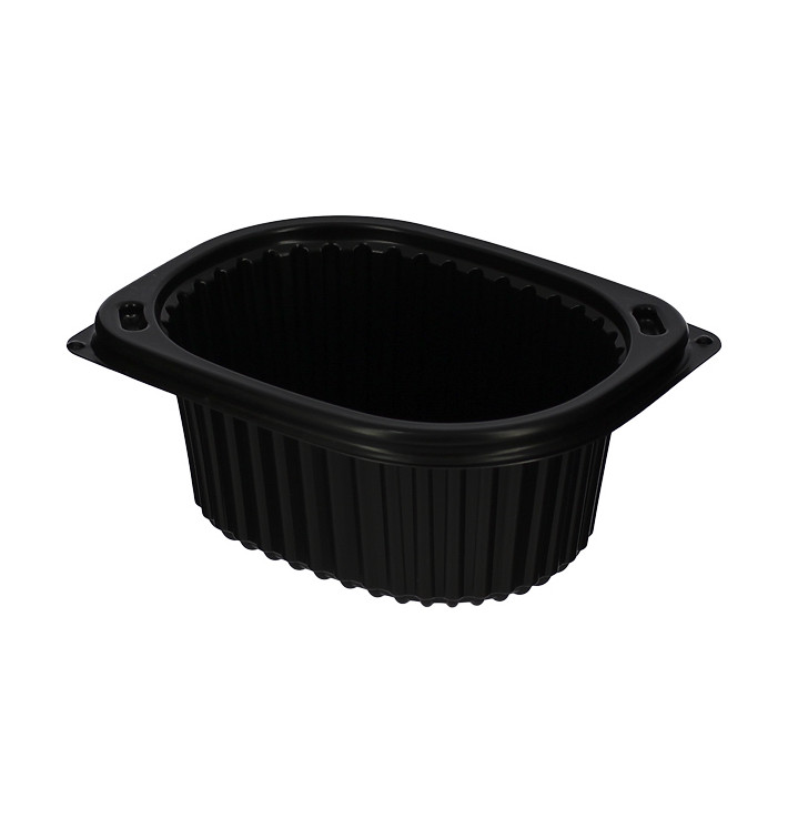 Barquette Rectangulaire PP Noir 450ml 142x111x60mm (640 Utés) Barquette Rectangulaire PP Noir 450ml 142x111x60mm (640 Utés)