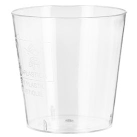 Verre Plastique Moon Shot Transp. PS 40ml (50 Utés)