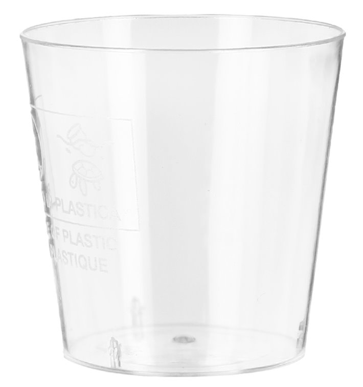 Verre Plastique Moon Shot Transp. PS 40ml (50 Utés)