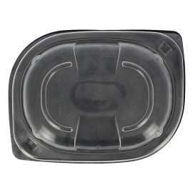 Couvercle PP Translucide Barquette 250/350 et 450ml 142x111x20mm (20 Utés)