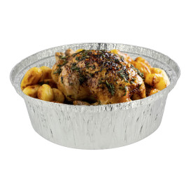 Récipients Ronds pour Poulet 1400 ml (125 Unités)
