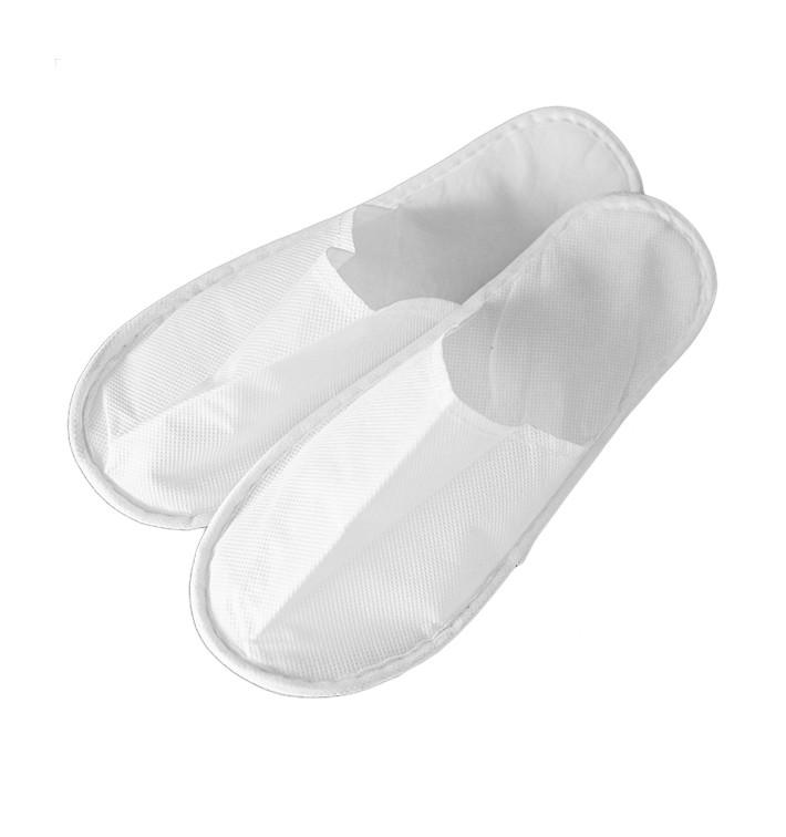 Chaussons en Polypropylène Fermé Blanc (400 Paires) Chaussons en Polypropylène Fermé Blanc (400 Paires)