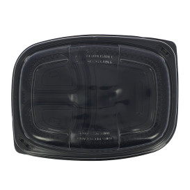 Couvercle PP Translucide Barquette 1050/1250ml 255x189x20mm (20 Utés)