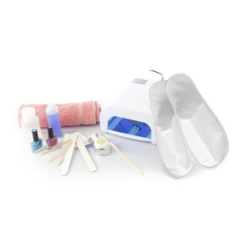 Chaussons PP Fermé Blanc Semelle mousse EVA (1 Paire)