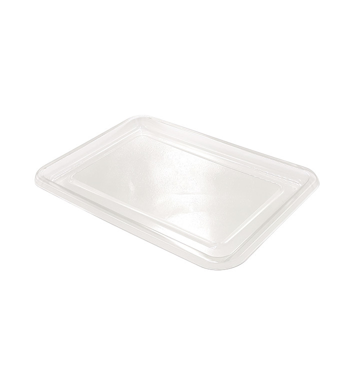 Plateau Plastique RPET Transparent 46x30cm (50 Utés) Plateau Plastique RPET Transparent 46x30cm (50 Utés)