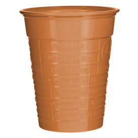 Gobelet Plastique PS Orange 200ml Ø7cm (1.500 Utés)