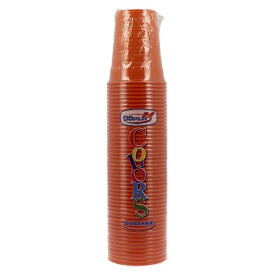 Gobelet Plastique PS Orange 200ml Ø7cm (1.500 Utés)