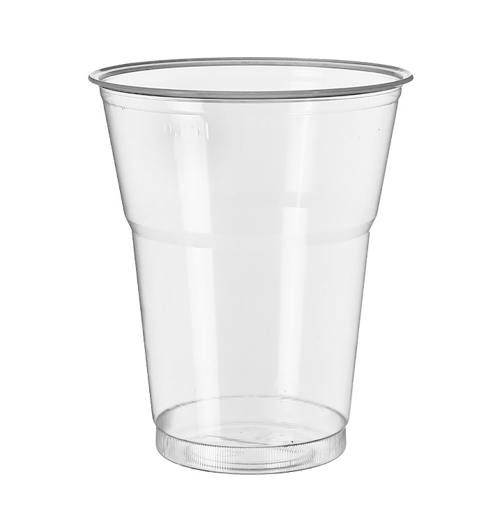 Gobelet Réutilisable PS "Diamant" Cristal 300ml Ø8cm (400 Utés) Gobelet Réutilisable PS "Diamant" Cristal 300ml Ø8cm (400 Utés)