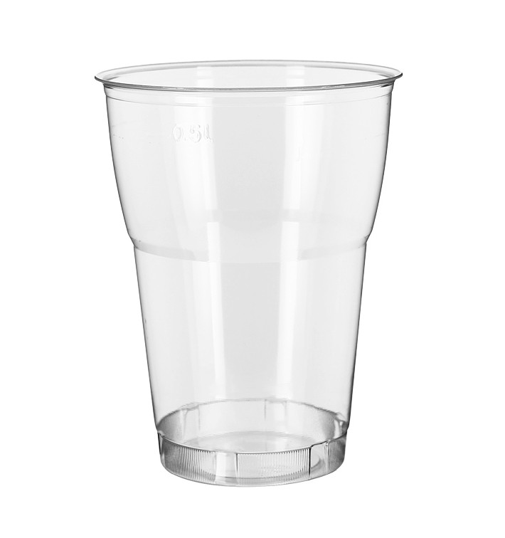 Gobelet en Plastique Réutilisable PS Cristal Diamant 600ml (25 Utés)