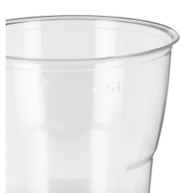 Gobelet Réutilisable PS "Diamant" Cristal 600ml Ø9,4cm (25 Utés)