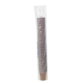 Gobelet Plastique Vending Marron 166ml Ø7,0cm (100 Utés)