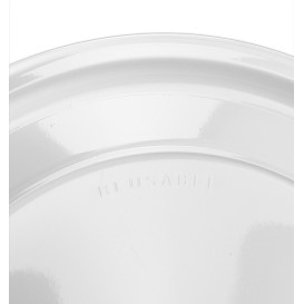 Assiette Réutilisable PS Ronde Blanc Ø32cm (180 Utés)