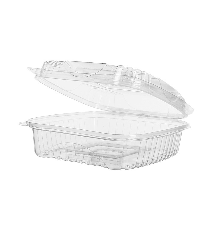 Saladier avec charnière PLA 20,0x20,0x7,5cm (80 Utés) Saladier avec charnière PLA 20,0x20,0x7,5cm (80 Utés)