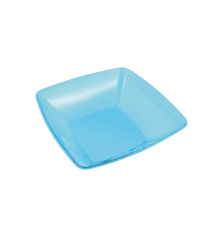 Bol PS Cristal Dur Turquoise 480ml 14x14cm Bol PS Cristal Dur Turquoise 480ml 14x14cm