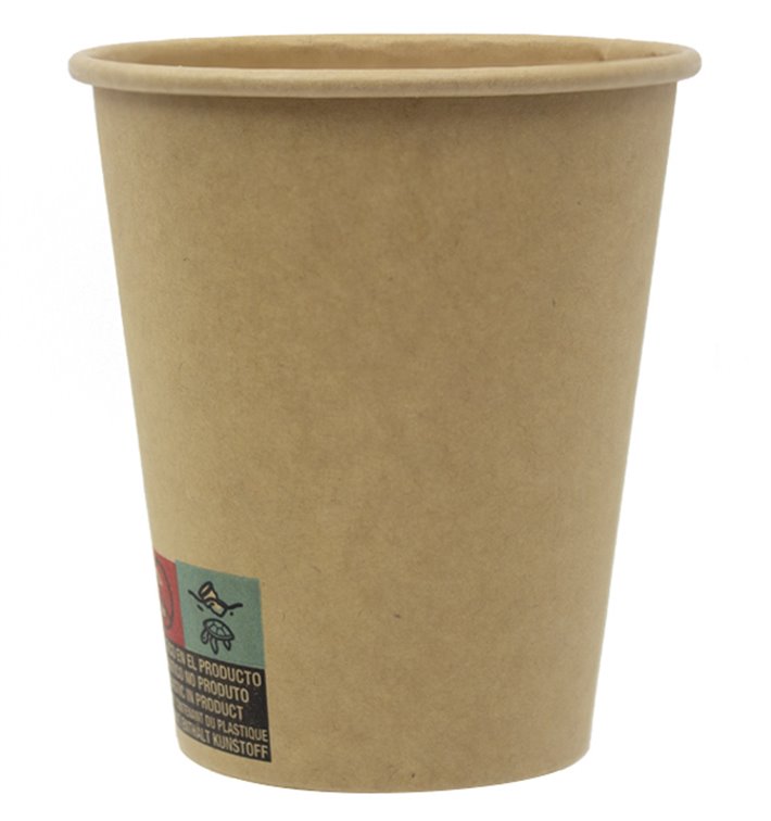 Gobelet Carton 9 Oz/280ml Kraft-Kraft Ø8,1cm (1.000 Utés) Gobelet Carton 9 Oz/280ml Kraft-Kraft Ø8,1cm (1.000 Utés)