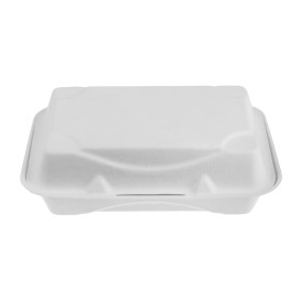 Emballage Canne à Sucre Blanche 23x15x7,5cm (250 Utés)