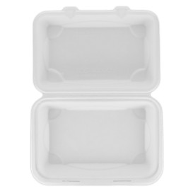 Emballage Canne à Sucre Blanche 23x15x7,5cm (250 Utés)