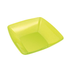 Bol PS Cristal Dur Vert 480ml 14x14cm 