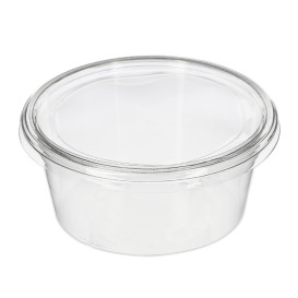 Couvercle Récipient Compostable PLA Transparent 145ml (2000 Utés)