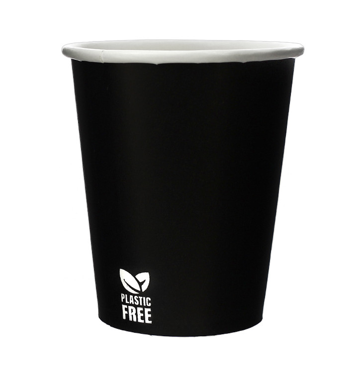 Gobelet en Carton sans Plastique 7 Oz/210ml Noir Ø7,0cm (50 Utés) Gobelet en Carton sans Plastique 7 Oz/210ml Noir Ø7,0cm (50 Utés)