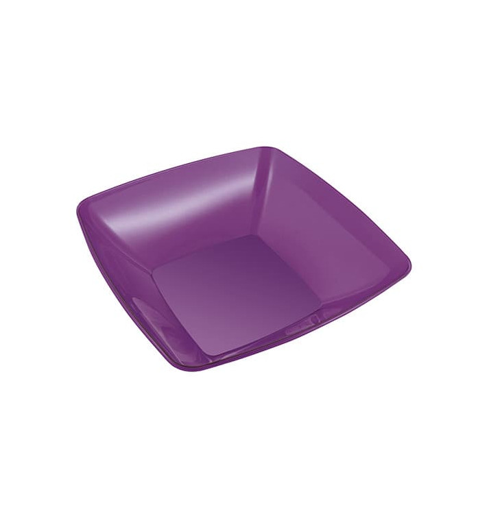 Bol PS Cristal Dur Aubergine 480ml 14x14cm Bol PS Cristal Dur Aubergine 480ml 14x14cm